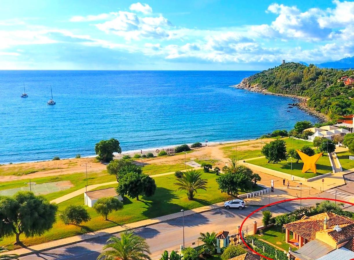 Villa Stella Fronte Mare Porto Frailis Арбатакс Экстерьер фото